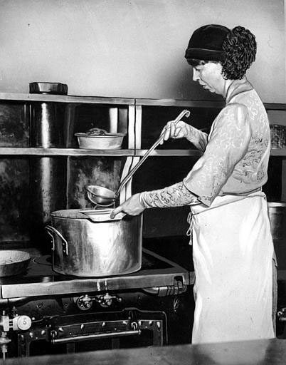 Eleanor Roosevelt at Soup Kitchen