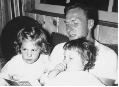 Daddy Reading to Us