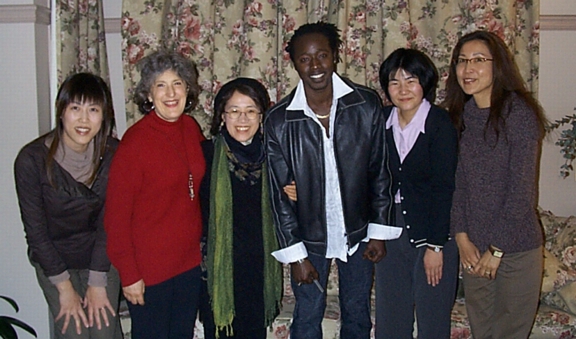 Toshiko, Mamadou, and Group