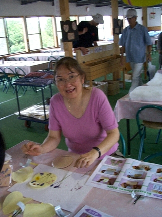 Sally Making a 'Plate'