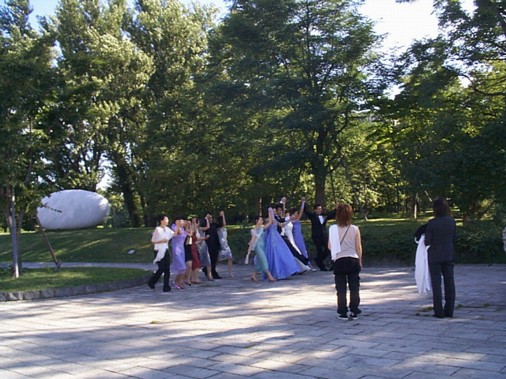 Bridal Party in Nakajima Park