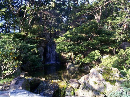 Waterfalls, Japanese Garden, Nakajima Park