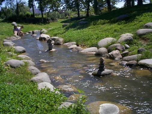 Stones in River